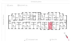 Студия квартира, вторичка, 20м2, 6/22 этаж