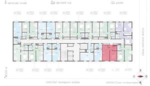 1-к квартира, вторичка, 35м2, 18/23 этаж