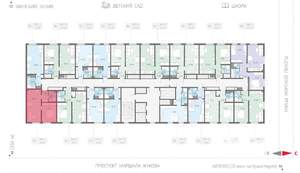 1-к квартира, вторичка, 37м2, 20/23 этаж