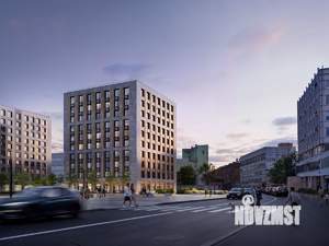 1-к квартира, строящийся дом, 43м2, 9/10 этаж