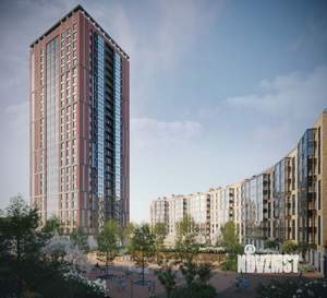 1-к квартира, строящийся дом, 35м2, 5/7 этаж