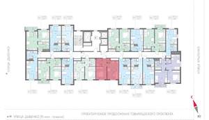 1-к квартира, вторичка, 33м2, 6/22 этаж