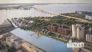 1-к квартира, строящийся дом, 34м2, 11/12 этаж