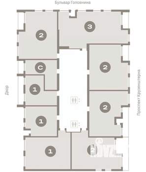 Студия квартира, вторичка, 35м2, 3/16 этаж