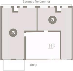 3-к квартира, вторичка, 95м2, 2/8 этаж