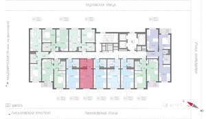 Студия квартира, вторичка, 21м2, 13/22 этаж
