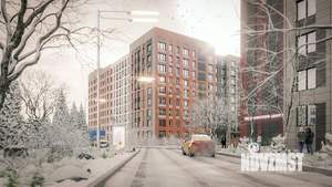 2-к квартира, строящийся дом, 60м2, 4/9 этаж