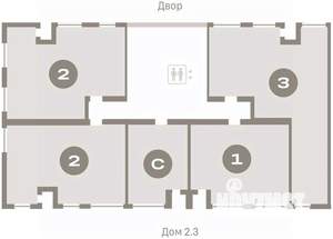 1-к квартира, вторичка, 58м2, 4/7 этаж