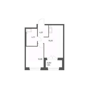 1-к квартира, вторичка, 37м2, 13/24 этаж