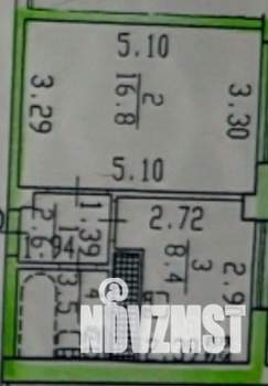 1-к квартира, вторичка, 31м2, 1/16 этаж