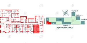 Студия квартира, вторичка, 25м2, 7/12 этаж