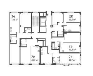 1-к квартира, вторичка, 48м2, 2/8 этаж