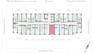Студия квартира, вторичка, 21м2, 2/21 этаж