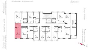 Студия квартира, вторичка, 24м2, 4/4 этаж