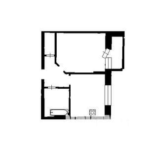 1-к квартира, вторичка, 36м2, 21/26 этаж