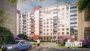 2-к квартира, строящийся дом, 57м2, 5/9 этаж