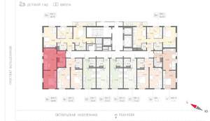 1-к квартира, вторичка, 37м2, 22/25 этаж