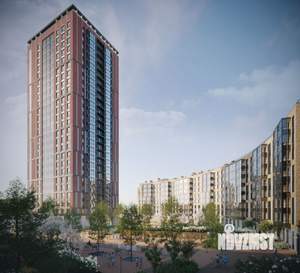 1-к квартира, строящийся дом, 34м2, 4/7 этаж