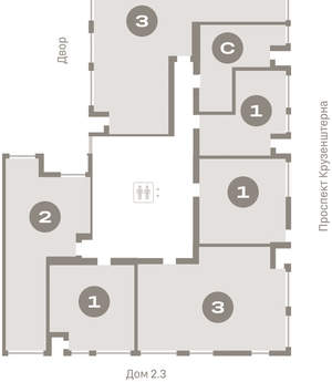 3-к квартира, вторичка, 102м2, 6/17 этаж