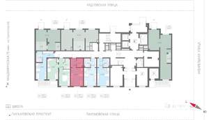 Студия квартира, вторичка, 21м2, 1/22 этаж