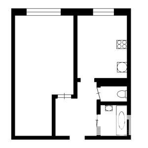 1-к квартира, вторичка, 35м2, 3/21 этаж
