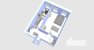 1-к квартира, вторичка, 36м2, 4/5 этаж