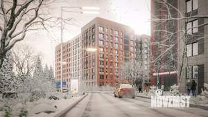 2-к квартира, строящийся дом, 55м2, 1/9 этаж