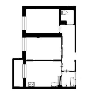 2-к квартира, вторичка, 65м2, 10/12 этаж