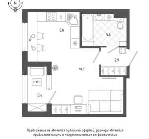 Студия квартира, вторичка, 35м2, 13/19 этаж