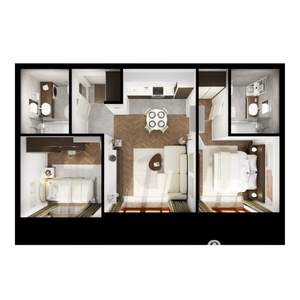 2-к квартира, вторичка, 54м2, 5/9 этаж