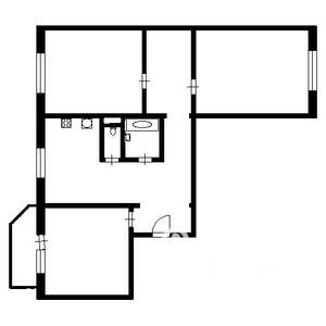 3-к квартира, вторичка, 69м2, 9/17 этаж
