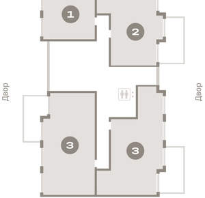 2-к квартира, вторичка, 96м2, 1/9 этаж
