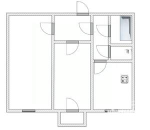 2-к квартира, вторичка, 53м2, 3/7 этаж