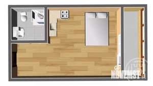 Студия квартира, вторичка, 21м2, 7/9 этаж