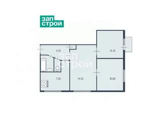 3-к квартира, вторичка, 49м2, 3/5 этаж