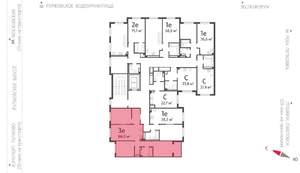 3-к квартира, вторичка, 66м2, 4/4 этаж