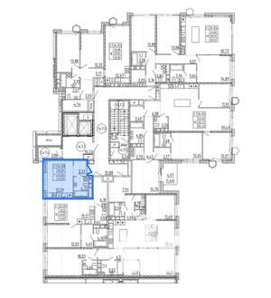 Студия квартира, вторичка, 24м2, 4/11 этаж