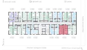 1-к квартира, вторичка, 38м2, 7/23 этаж