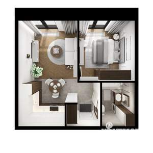 1-к квартира, вторичка, 38м2, 5/9 этаж