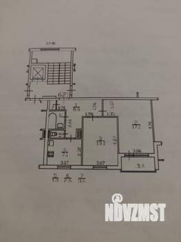 2-к квартира, вторичка, 50м2, 8/9 этаж