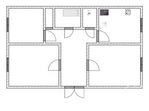 3-к квартира, вторичка, 63м2, 1/4 этаж