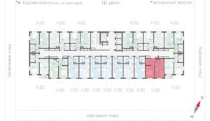 1-к квартира, вторичка, 32м2, 6/21 этаж