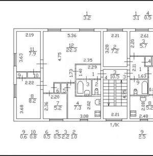 4-к квартира, вторичка, 60м2, 2/5 этаж