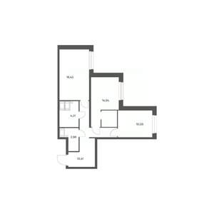 2-к квартира, вторичка, 62м2, 15/24 этаж