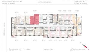 1-к квартира, вторичка, 34м2, 5/24 этаж