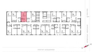 Студия квартира, вторичка, 21м2, 4/25 этаж