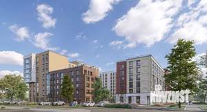 2-к квартира, строящийся дом, 46м2, 3/7 этаж