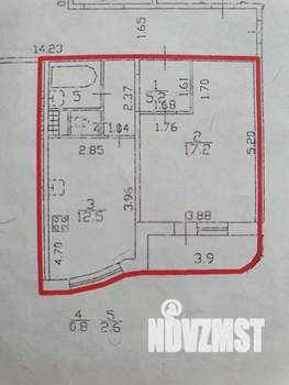 1-к квартира, вторичка, 38м2, 2/8 этаж