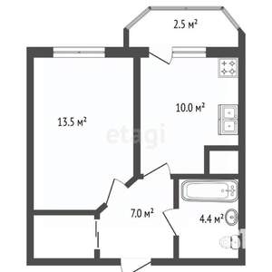 1-к квартира, вторичка, 37м2, 5/27 этаж