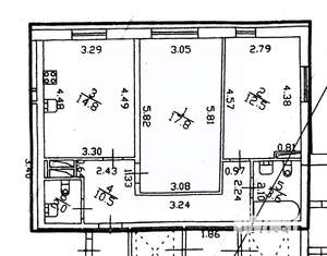 2-к квартира, вторичка, 61м2, 3/25 этаж